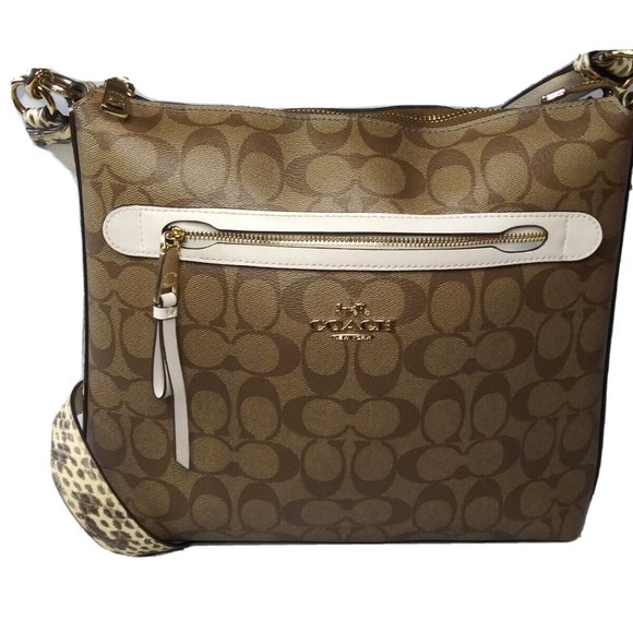 Coach Bags Coach Mae File Crossbody In Signature Canvas Shoulder